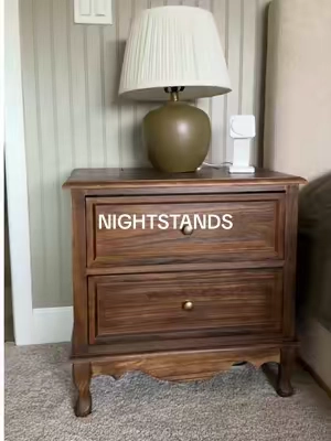 the prettiest furniture in our house 🤎 @Hulala Home  #nightstands #bedroomfurniture #tiktokshopstockup #tiktokshopmothersday 