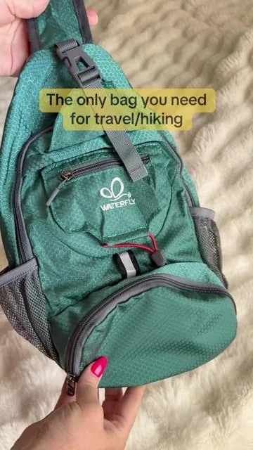 Stop carrying bulky backpacks! 🎒 This Waterfly Sling Bag is a total game changer for hiking, travel, or just running errands. It’s packable, lightweight, and actually fits everything (phone, water bottle, snacks + more). The deal ends soon! Grab yours below before the price goes back up. 👇 #waterfly #crossbody #travelessentials #tiktokshopmothersday #tiktokshopcreatorpicks 