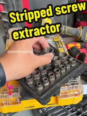 The ultimate solution for stripped screws! #strippedscrewremover #nutremovaltool #TikTokShopSpringGlowUp #TikTokHolidayHaul #tiktokshop 