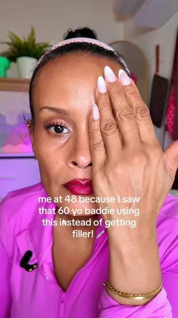 This stuff is magic I’m in love 🥰 #gopure #eyelift #eyebags #eyebagsremedy 