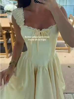 Perrrct butter yellow summer dress @Cider @CiderEssentials #cidersuperbrandday #shopcider 