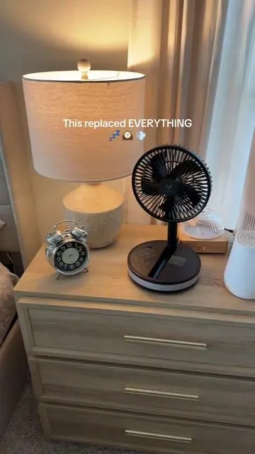 Blue air mini restful is the only thing you need on the nightstand. #airpurifier #hepaairpurifier #alarmclocka #minirestful ##cleanair