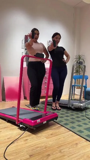 Such a lovely design, daily walking routine just got so easy🎀✨#yagud #walkingpadathome #workoutathome #fypツ #homeworkout #pinkwalkingpad