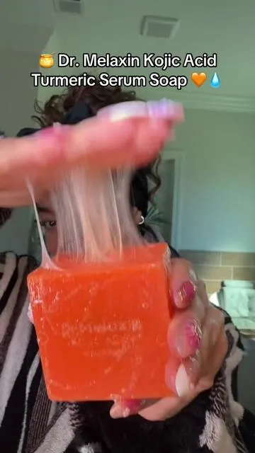 Simple, but actually targeted 🧡💧#dullskin #unevenskintone #tumerickojicacidsoap #kbeauty #tiktokshopcreatorpicks @Dr.Melaxin [Dr.Melaxin Official] Kojic Acid Turmeric Serum Soap formulated for Dark Spot Removal, Hyperpigmentation, and Elastic Tone Care Cleanse