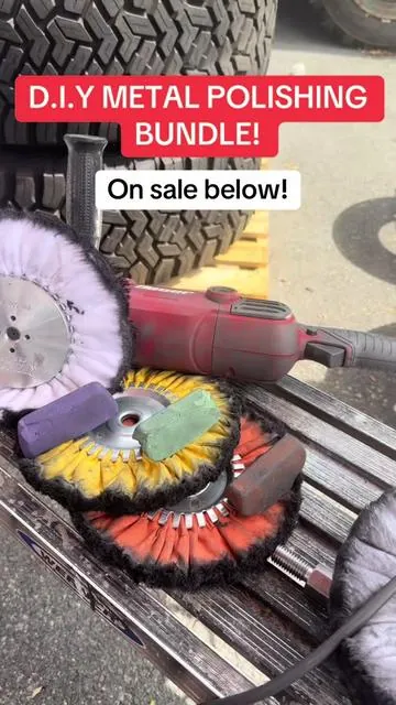 If you’ve been putting off polishing your aluminum or stainless because it feels too complicated or expensive—this is exactly what you’ve been waiting for. The 12-ply DIY polishing bundle from Renegade gives you a complete 3-step system in one kit, so you’re not guessing what wheel or compound to use—it’s all dialed in for you.   You’re getting everything you need to cut, color, and finish—so whether you’re restoring wheels, tanks, or any weathered metal, you can take it from dull and oxidized to a clean, high-quality shine without wasting time or money.   It’s designed to work with both angle grinders and bench grinders, and even comes with the adapter so you can switch setups easily—perfect for DIY jobs or smaller projects that don’t need a full pro kit.   Bottom line—this is the easiest way to get professional-level results without overcomplicating the process. If you’re serious about leveling up your metal polishing game, this is the kit to start with! @Renegade Products USA @renegadedetailinglife  #metalwork #metalpolishing #renegadespotlightday 