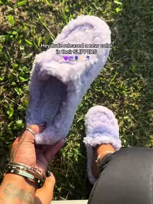New color in the comfortable Heydude Slippers. This orchid color has me right now! Perfect soft color for spring. @HeyDude #slippers #shoes #shoesforwomen 