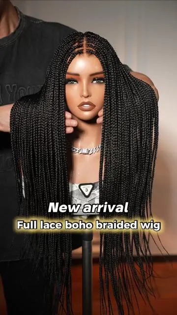 New arrival full lace boho wig! Go grab it!🌴👙🌊🛍️#luvmenewarrival #braidedwig #fulllacewig #bohobraids #tiktokshopstockup