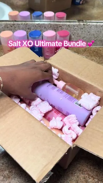 Salt XO Signature Bundle! #saltxo #femininehygeine #femininewash #hygienetok #yoniwash @Saltxo 