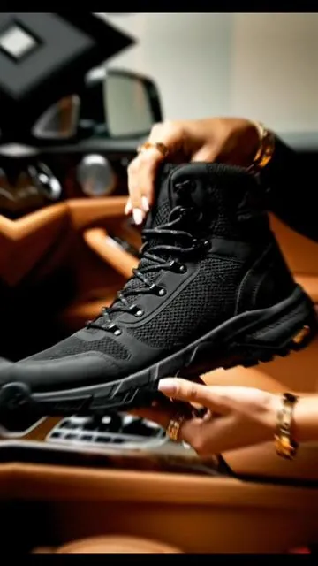 【WIDE FIT】NORTIV 8 Men's Military Tactical Boot Wide Fit Lightweight Comfortable All-Day Work Hiking Boots with Side Zipper & EVA Rubber Sole for Trekking Camping #shopnow #tiktokviral #tiktokmademebuyit #tiktokshop #shoes #buynow #usa #streatwear 