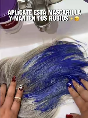 Mascarilla morada para rubios y cenizos @Karseell Official #blondehair #karseellhairmask #tiktokshopmothersday #tiktokshopstockup #tiktokshopcreatorpicks 