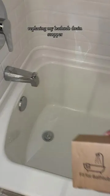 so simple🤌🏾 @Hibbent #bathtubdrain #drainstopper #haircatcher #bathroomneeds #fyp 