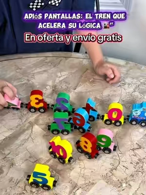 if your kid loves trains you have to see this this magnetic wooden train is perfect for ages three and up they master numbers and develop logic skills while playing it is premium quality designed to last for years and the gift you cannot go wrong with grab yours while it is still in stock i promise they are going to love it 😊  @edutreetoy  #montessoritoys #toddlerlearning #educationaltoys #learningthroughplay #giftideasforkids 