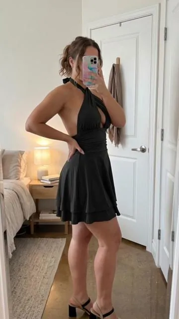 Every wardrobe needs a dress like this ✨versatile and sexy🔥#dress #fashion #ootdinspo #Summervibes #blackdress 