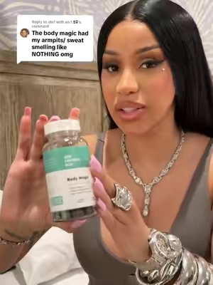 Replying to @stef with an f 🇩🇴 Cardi B approved the chlorophyll that works better than the rest. #bodymagic #chlorophyll #cardib 