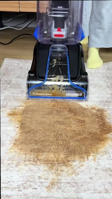 Bissell TurboClean Upright Carpet Cleaner is on sale right now! #stainremover #carpetcleaning #CleanTok #bissellturboclean #qvc 