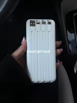 must have 🖤 #portablecharger #charger #travel 