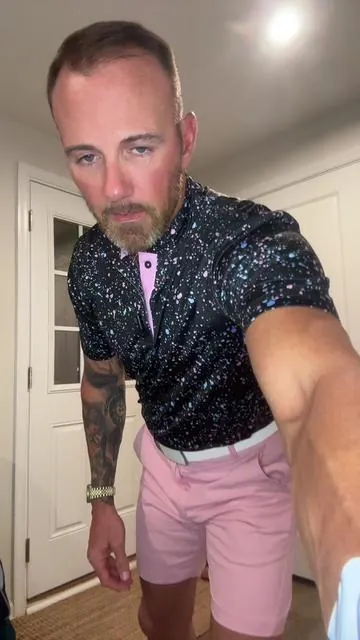 Maelreg collarless golf polo #polo #golf #golftiktok #fashion #fashiontiktok 
