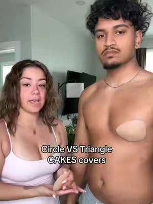 @CAKES Body triangle cakes are so good for tops to wear out ! #cakesbody #nipcovers #cakes #bra #tiktokshopstockup 