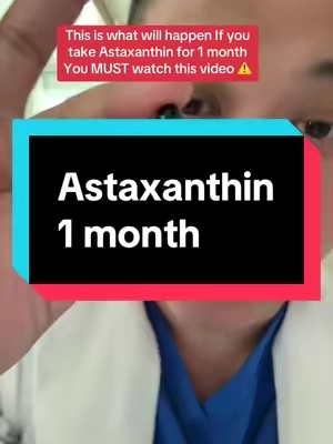 Astaxanthin after 1 month. What are the benefits on eyes, skin, and brain? Just a quick disclaimer: While I’m a licensed pharmacist, the advice I share here is for general educational purposes only. Always check in with your own doctor or healthcare provider for personal medical advice.  #astaxanthin #tiktokshopcreatorpicks #tiktokshopspringglowup #microingredients 