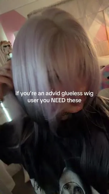 genuinely wasn’t expecting these to work but my head hurts from yanking it so hard “MY HAIR…IT DONT MOVE” ahh😭✌️
