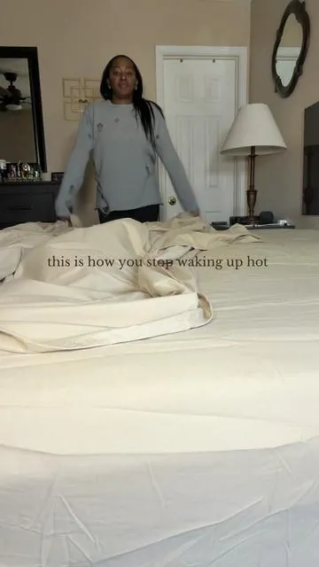 The sheets that won’t have u waking up in a puddle of sweat.  #sheetset #sheets