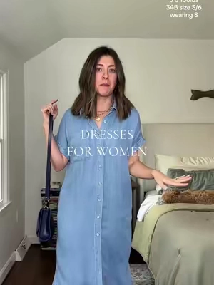 Easy breezy dresses for summer >> #dress #summerdress #shirtdress 