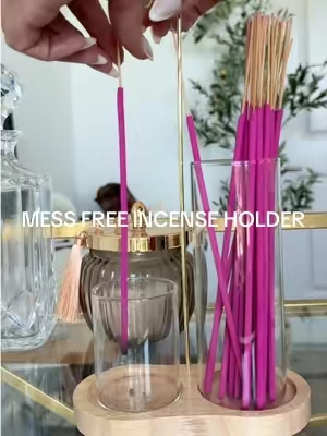 A mess free incense holder was needed ! @Forest boundary shop 