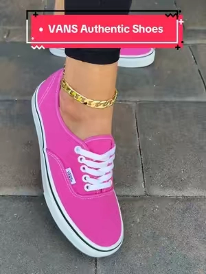 VANS Authentic Womens Shoes in the color Pink!! 🌸🌸 ##vans##vansauthentic##summersneakers##tiktokshopstockup##tiktokshopcreatorpicks