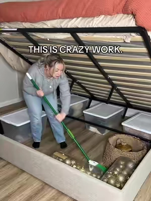 this might be the most genius thing ever invented. #storagebed ##storagebedframe##storagehacks##storage##organization