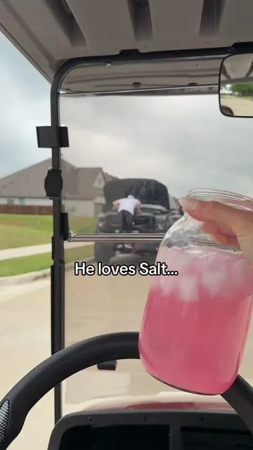 He drinks one everyday… #firesalt #hydration #electrolytes #tiktokshopstockup #tiktokshopcreatorpicks 