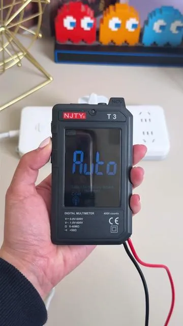 Multimetro digitale intelligente NJTY T3, multimetro a intervallo automatico, per misurare tensione e resistenza, ricaricabile con riconoscimento del filo di alimentazione #multimeter #NJTY #T3 #Digitalmultimeter #garget            