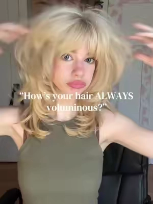 this is my everyday secret to fuller hair #hairtok #hairhacks #volumehair #hairinspo #WomenOfTikTok @@boldify 