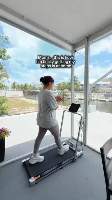 As a mom, anything that makes movement feel easier and more realistic is a win for me… and this one just makes sense. #tiktokshopcreatorpicks #walkingpad #10ksteps #momfitness #walkingpadathome 