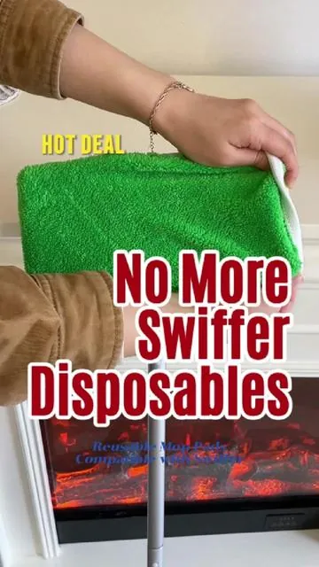 Let’s be real…you don’t even need those disposable Swiffer pads!🤫🧼#swiffer #swifferhack #reusablepads #Tiktokshopstockup #tiktokshopmothersday