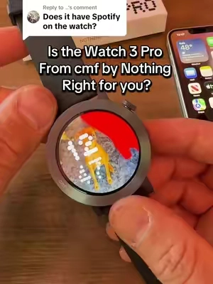 Replying to @… quick little breakdown on the cmf watch 3 Pro