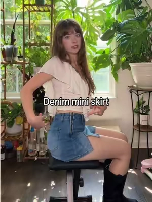 Hands down my favorite denim skirt ever! #denimskirt #miniskirt #skort #tiktokshopstockup #tiktokshopdealsforyoudays 