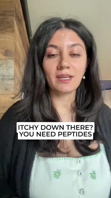 If itch and sensitivity down there feels like your normal, it doesn't have to be. Kindra’s founder shares how our formula’s peptides specifically target the pain receptors responsible for itch and sensitivity at the source.  #intimatewellness #intimatemoisturizer #menopause #hormonehealth #perimenopause