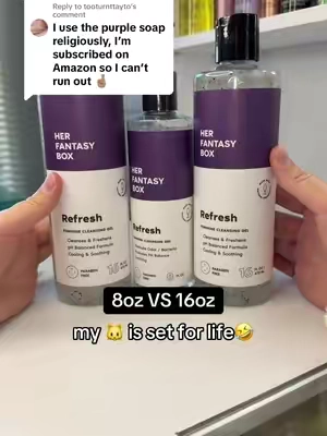 Replying to @tooturnttayto and it’s gynecologist approved✔️ #herfantasybox #femininewash #phbalance 