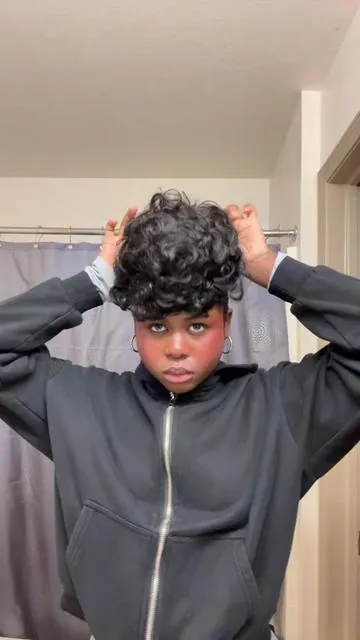 No need to cut your hair for a pixie. Just get a pixie wig. No lace, no styling needed. Just throw and go. Grab yours!