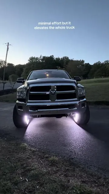 My son wanted this LED hood light strip for his truck and it ended up being such a good upgrade. ✨ If you’re looking for easy truck accessories or simple car upgrades, this is one of the easiest installs with a big visual difference. Inexpensive, quick install, big difference #trucks #ledlight #truckaccessories #trucklife #truckmods @DIBMS OFFICIAL 