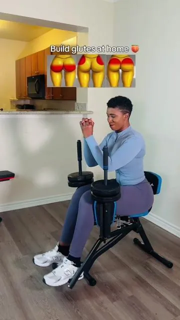 Eat your protein, grab this hip abduction machine and thank me later. #athomeworkout #hipabductor #glutes #glutesworkout #tiktokshopcreatorpicks 