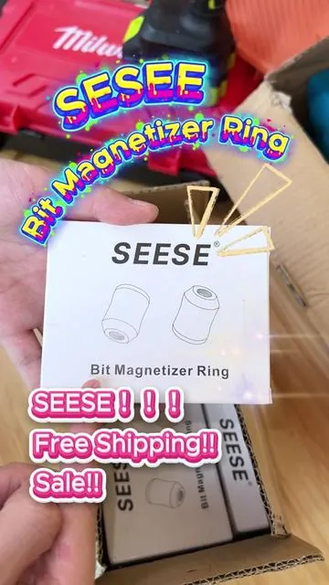 ¡Basta ya de agacharte! 😤 ¿Cansado de doblar la espalda 50 veces al día por un tornillo? Este anillo magnético lo mantiene en su lugar. Trabaja inteligente, no más forzado. Tu espalda te lo agradecerá. #seesesuperbrandday #tiktokshopstockup #diyproject #magneticbitholder #magneticscrewdriverbits 