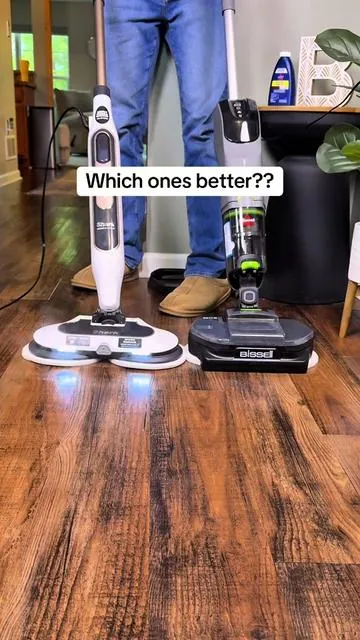 There’s a clear winner here and it’s not the one you think… #cleaning #vacmop #vacuum #mop #bissellspinwave 