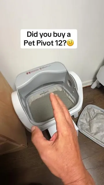 🤨Did you get the new Pet Pivot 12 self cleaning litter box? 📦 I’m talking about the one with the step. If you did the replacement litter mats are on sale, I’ll grab them before they sell out again. #PetPivot #SelfCleaningLitterBox #ReplacementLitterMat 
