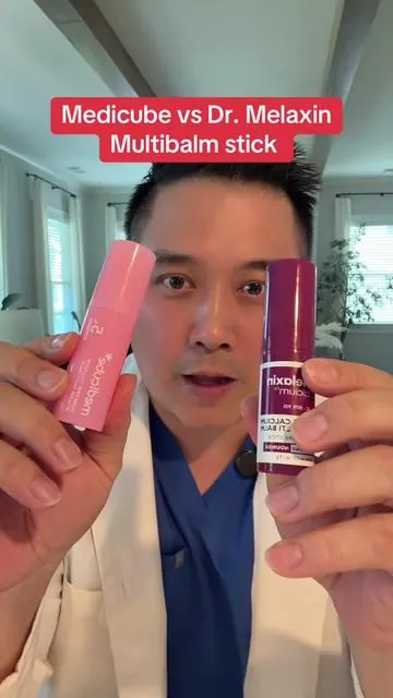 Medicube vs DrMelaxin multibalm stick which one is better and what are the benefits. Let’s talk into the Ingredients so you can decide for yourself. Just a quick disclaimer: While I’m a licensed pharmacist, the advice I share here is for general educational purposes only. Always check in with your own doctor or healthcare provider for personal medical advice. @medicube global   #tiktokshopspringglowp #tiktokshopmothersday #tiktokshopstockup #medicube 