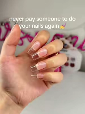 diy nails are fun & affordable 🥰 @AILLSA  #diynailkit #gelxnailkit #gelxnails #diynails #nailtutorial 