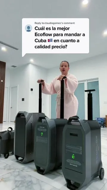 bateria portatil ECOFLOW para casa apagones Cuba 🇨🇺 mantener refrigerador sin corriente solucion real cuando se va la luz #ecoflow #bateriaportatil #generadorportatil #powerstation #apagones