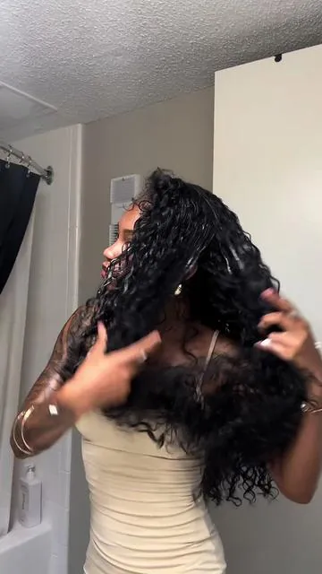 QUICK GRWM ft @Frodio Hair @frodiohairwigs #frodiohair #halfwig #grwm #janiahdairel 