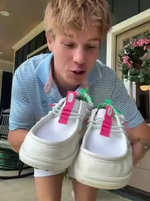 time to upgrade the golf fit #heydudeshoes #heydudegolfshoes #golfshoes #foryoupage #fyp 