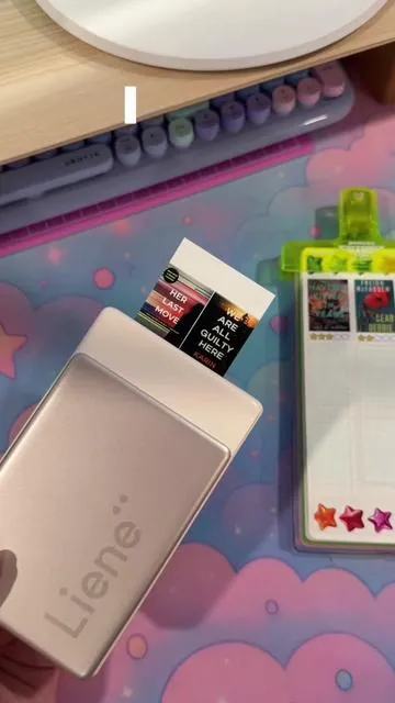 Thank you @Liene Life this Liene Pearl N200 Pro portable printer is everything! I’m already going to order more sticker photo refills 🫶🏼  #LienePearl #photoprinter #portable #stickermaking #DIY